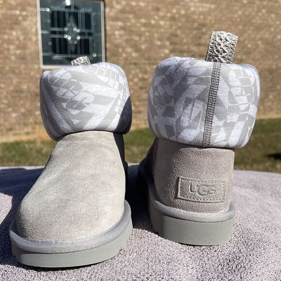 UGG Classic Mini Jersey Stripe Boots - Picture 4 of 14